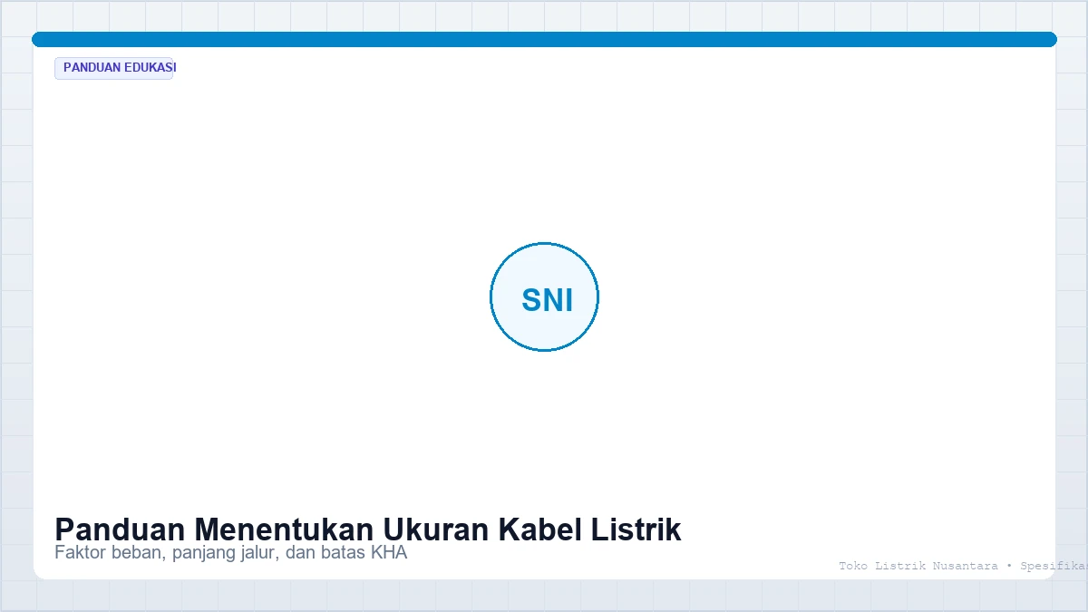 Ilustrasi kabel listrik untuk panduan instalasi
