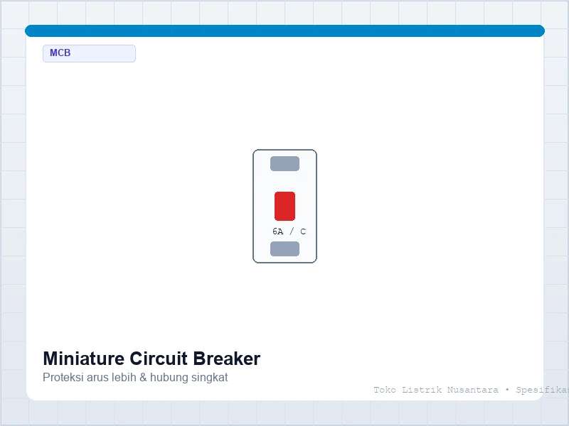 Miniature Circuit Breaker untuk panel listrik