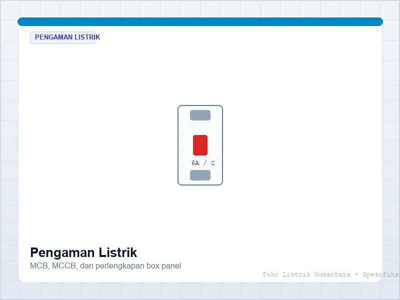 Perangkat pengaman listrik untuk panel